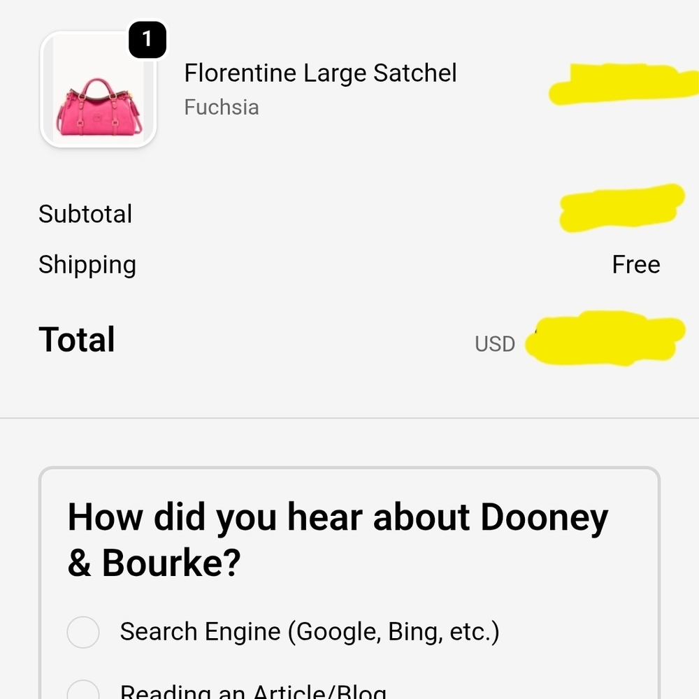 Dooney & Bourke Florentine Satchel In Fuchsia (Large) - Picture 3 of 16
